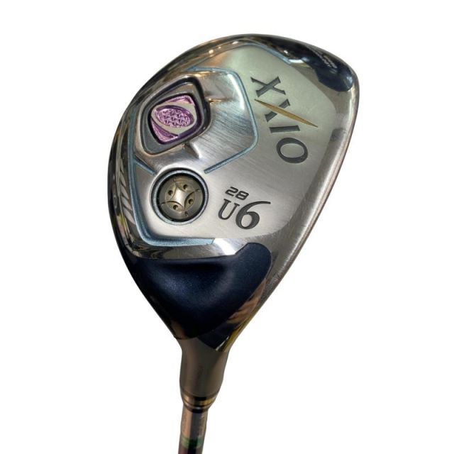 【中古】 ダンロップ XXIO(2014) U6(ボルドー) レディース ユーティリティ UT XXIO MP800L(ユーティリティ)ボルドー (フレックスL) レディース 女性用 右利き 右用 Cランク ゴルフクラブ