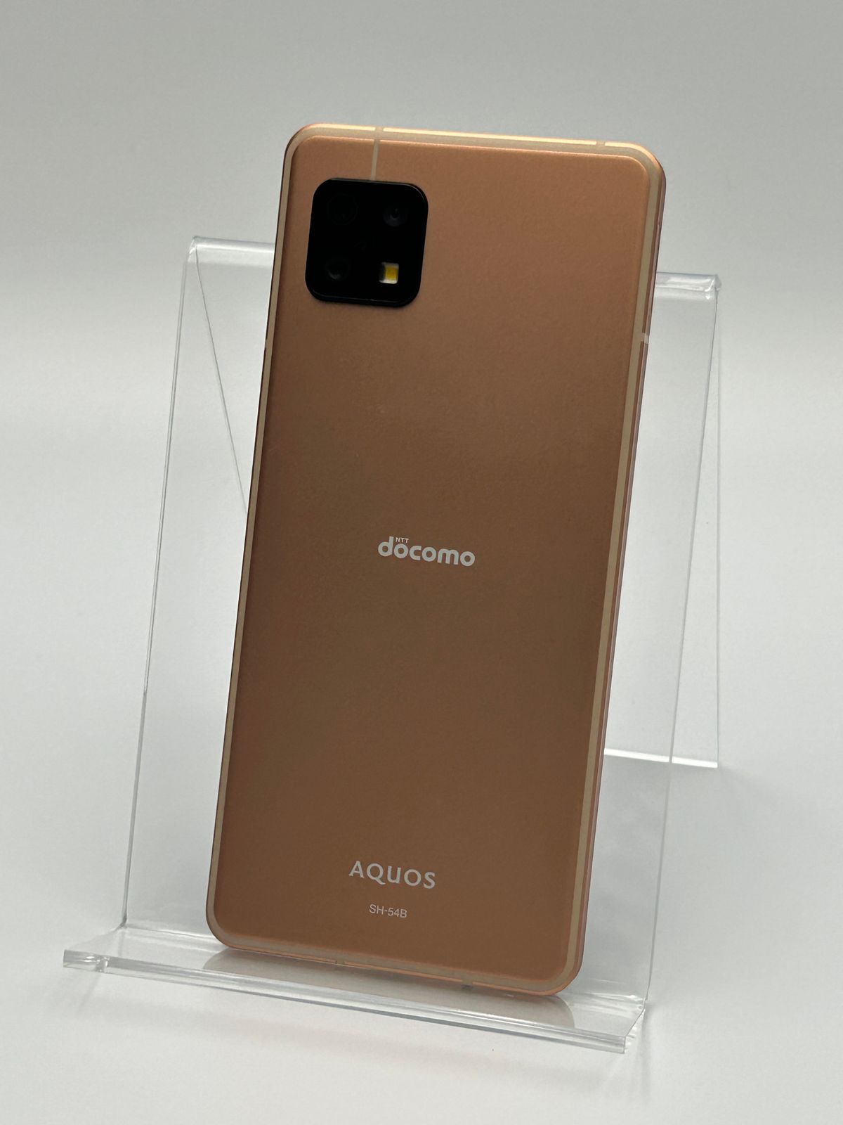 【中古C】AQUOS sense6 SH-54B ライトカッパー SIMフリー 白ロム