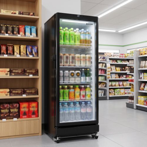 冷蔵ショーケース 業務用冷蔵庫 保冷庫 リーチイン 縦型 200L 店舗 飲食店 バー オフィス 事務所 ディスプレイ 飲料 陳列 ABS ホワイト 51×53×144cm ガラスドア 二重LOW-E強化ガラス デジタルパネル LED照明 58,188円