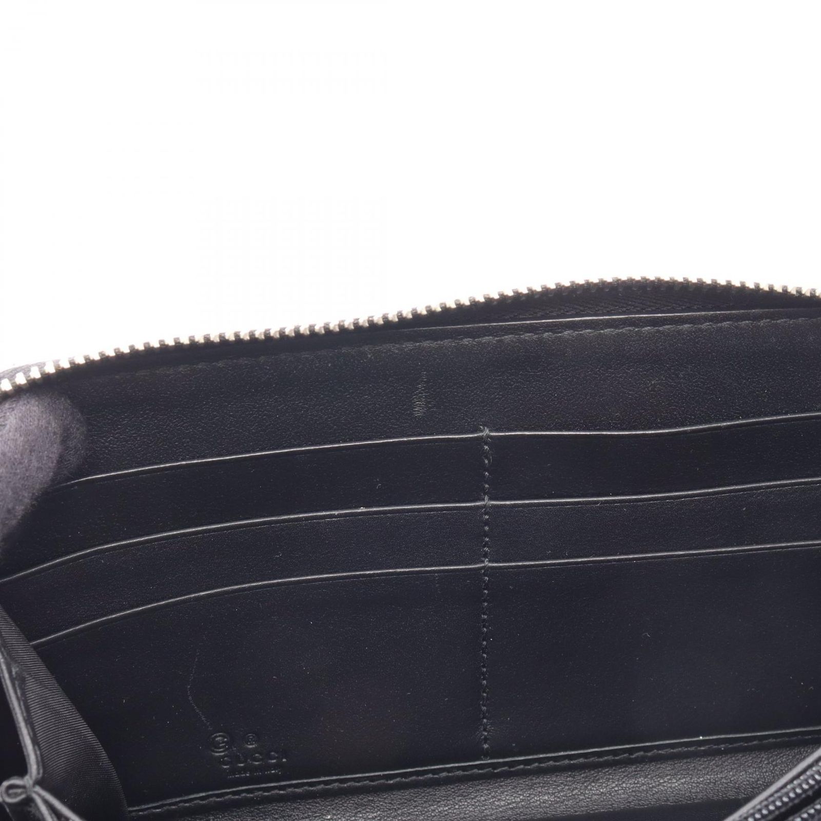 グッチ GUCCI ラウンド長財布 マイクログッチシマ 544473 ブラック