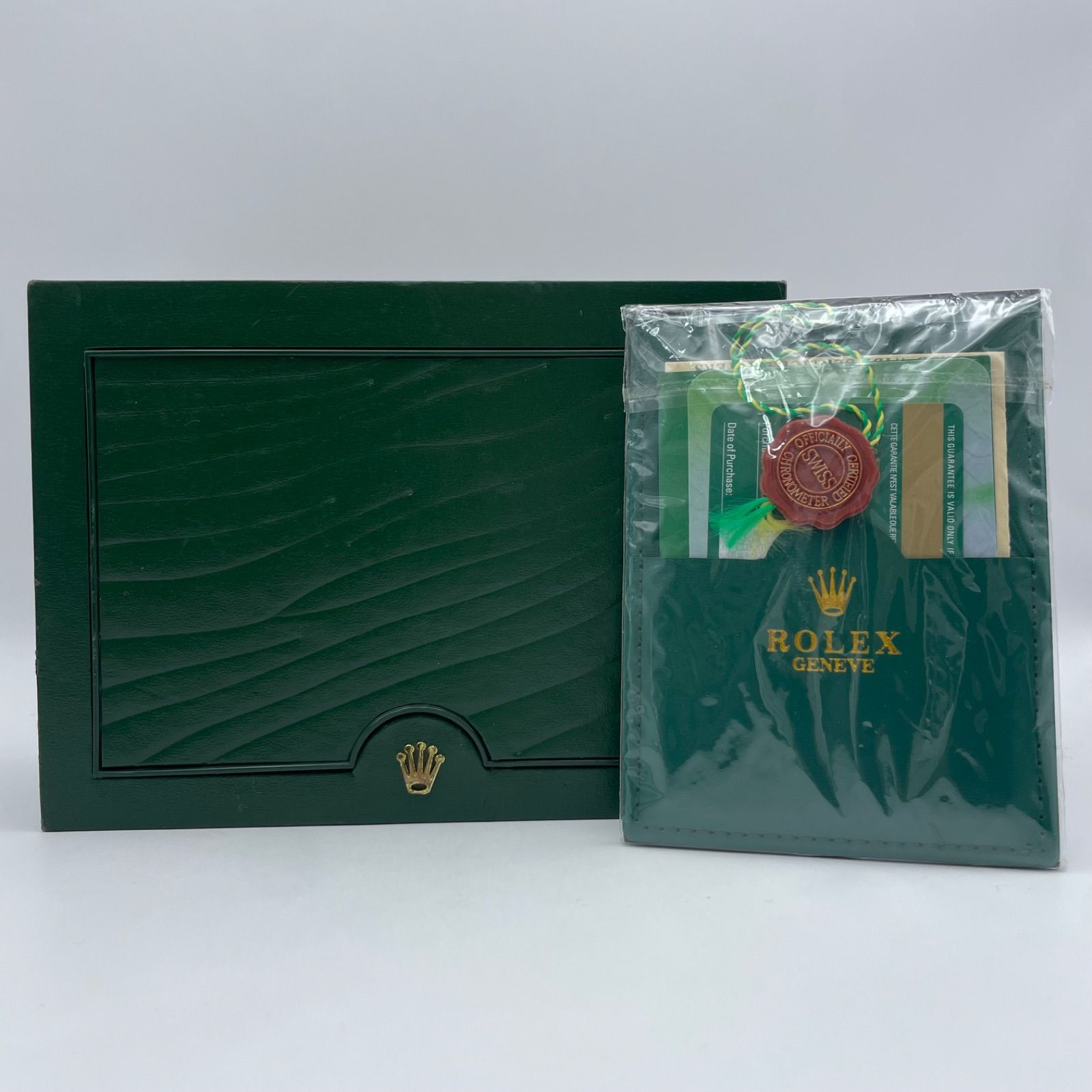 ロレックスグリーン（緑）ボックス 付属品付きセット 美品 31.00.04 ROLEX ロレックス 内箱 ボックス 31.00.04 サブマリーナー 116610
