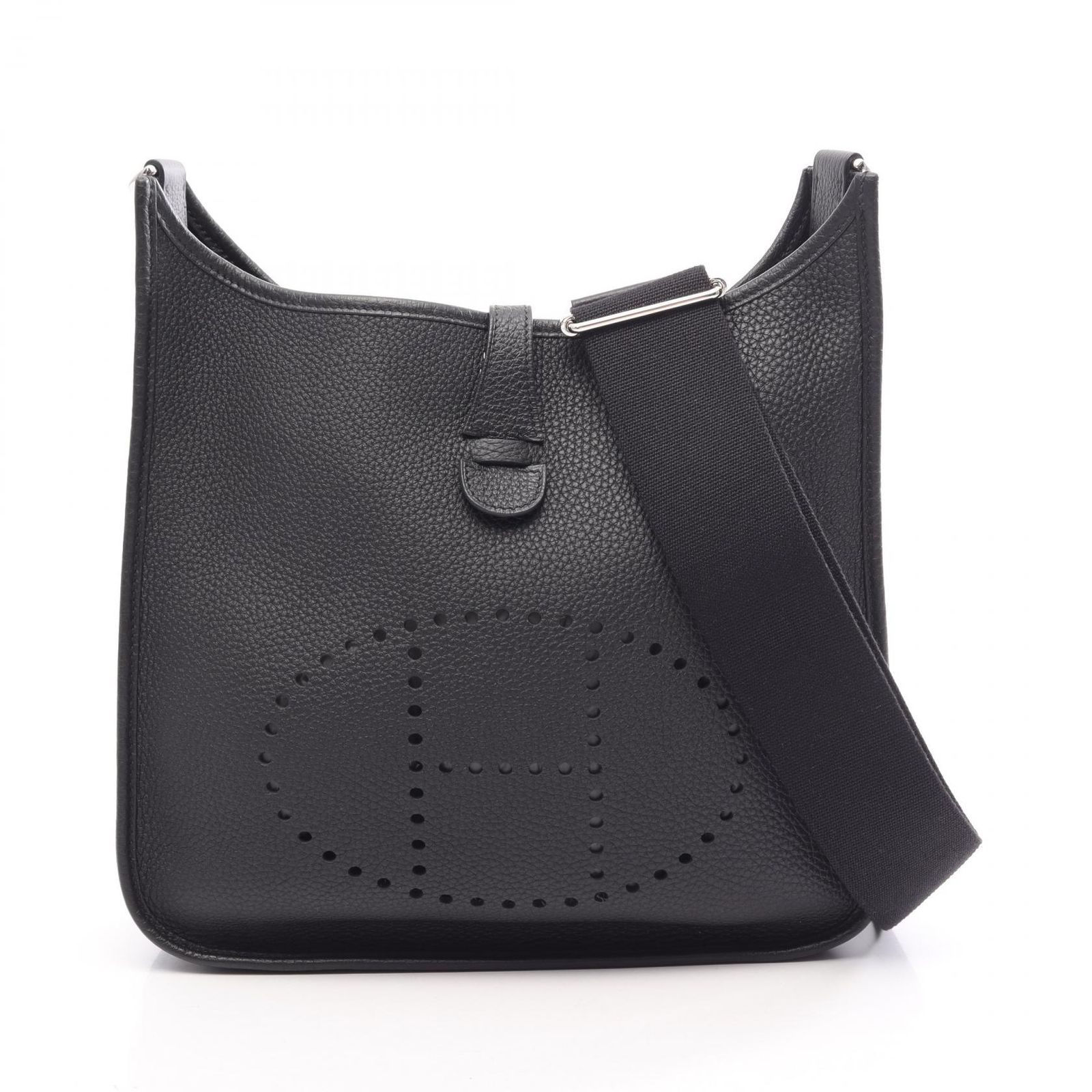 エルメス HERMES ショルダーバッグ エヴリン 3 トロワ PM ブラック レザー エヴリン3PM ブラック レディース Used A