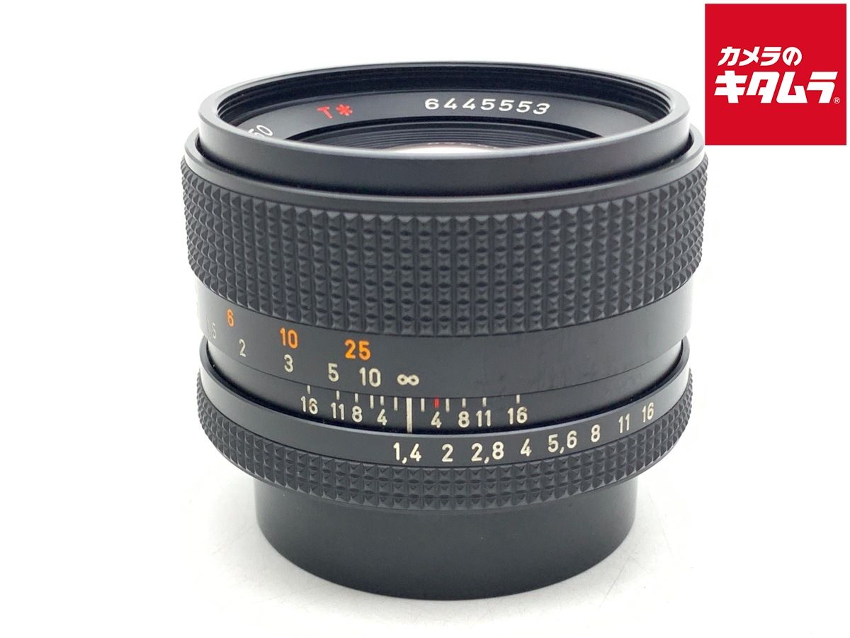 【中古】 【良品】 コンタックス RTSプラナー 50mm F1.4 AE（J）