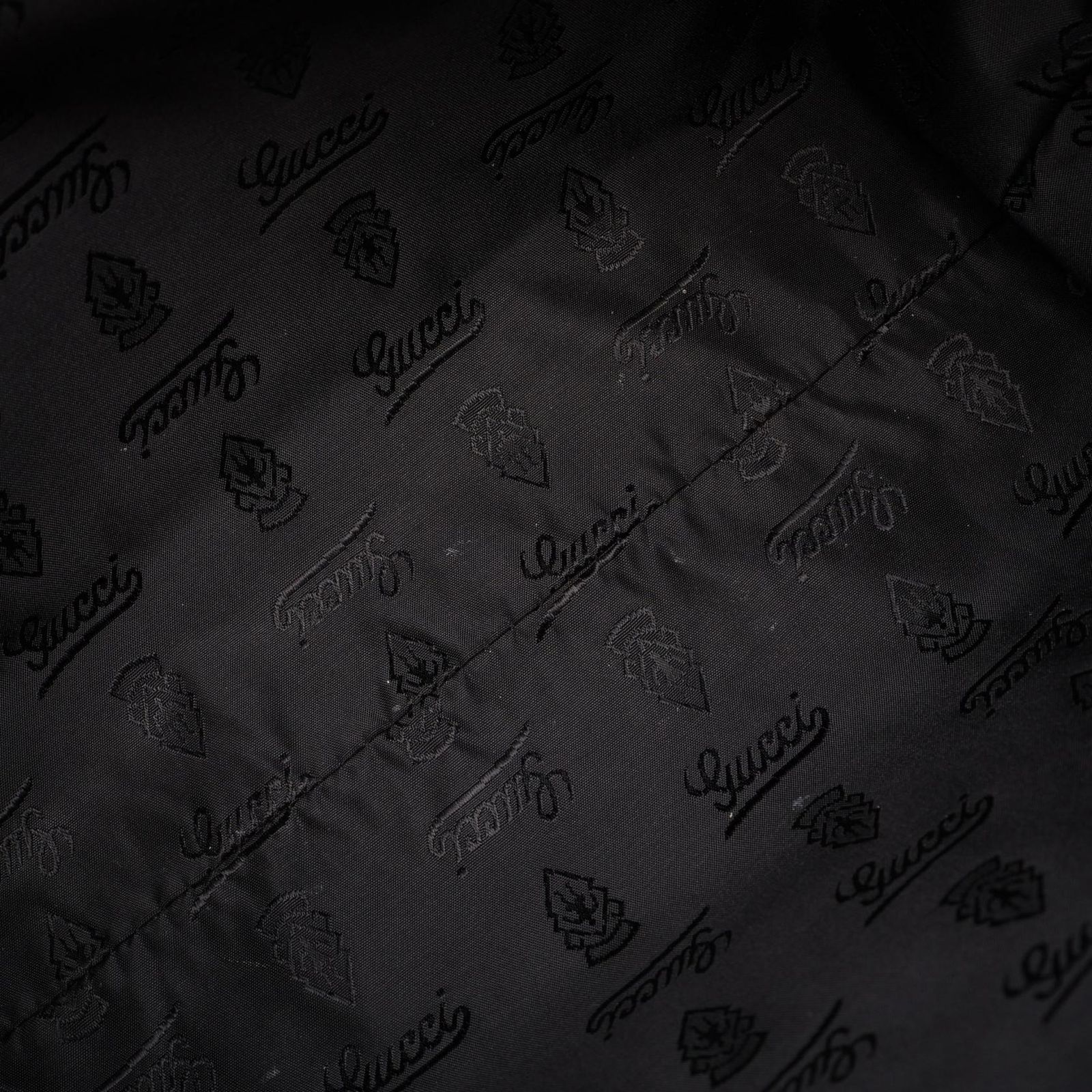 グッチ GUCCI ショルダーバッグ グッチシマ 201446 ブラック レザー