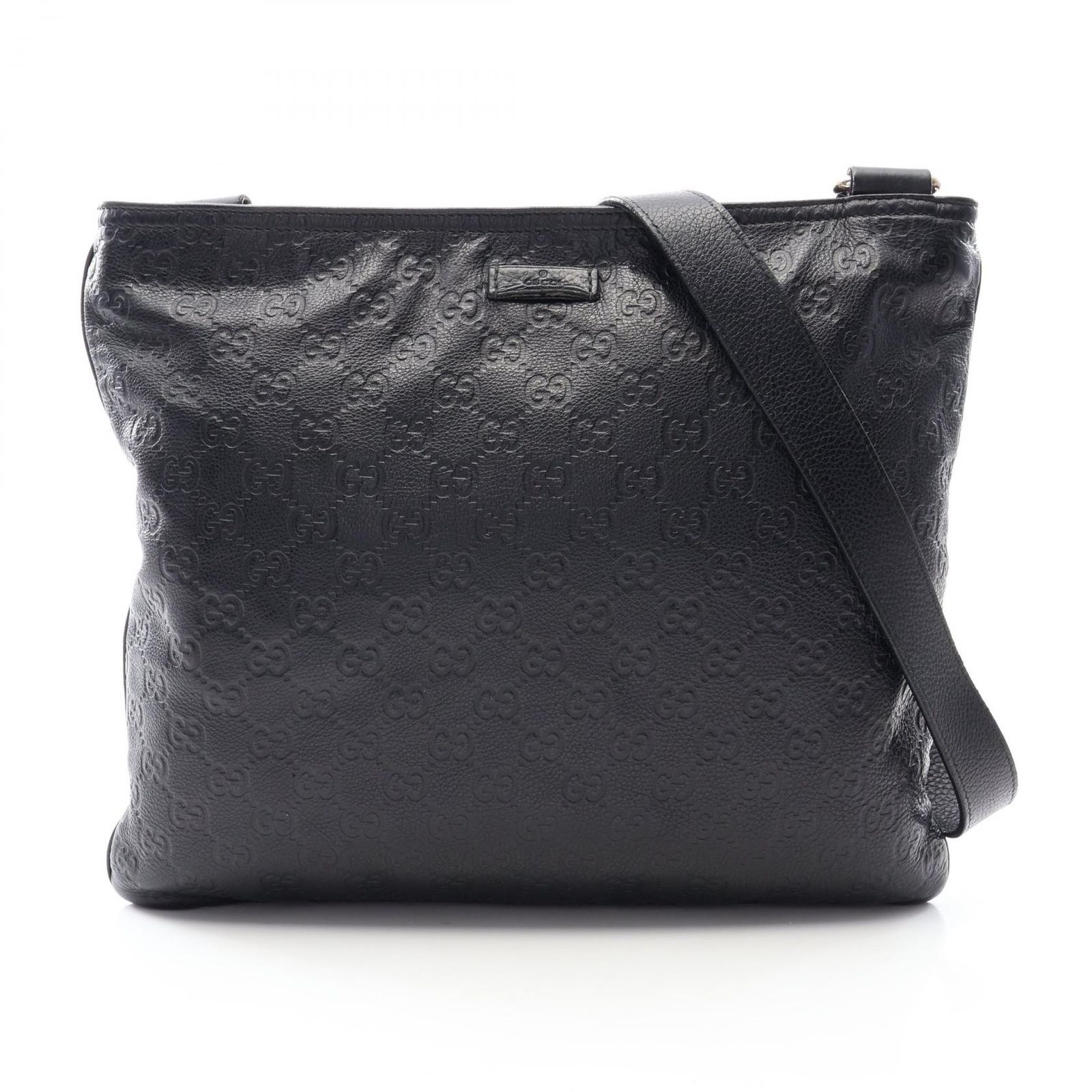 ✨GUCCI✨グッチ✨GG柄✨ブラック✨201446✨ショルダーバッグ✨ グッチ GUCCI ショルダーバッグ グッチシマ 201446 ブラック レザー