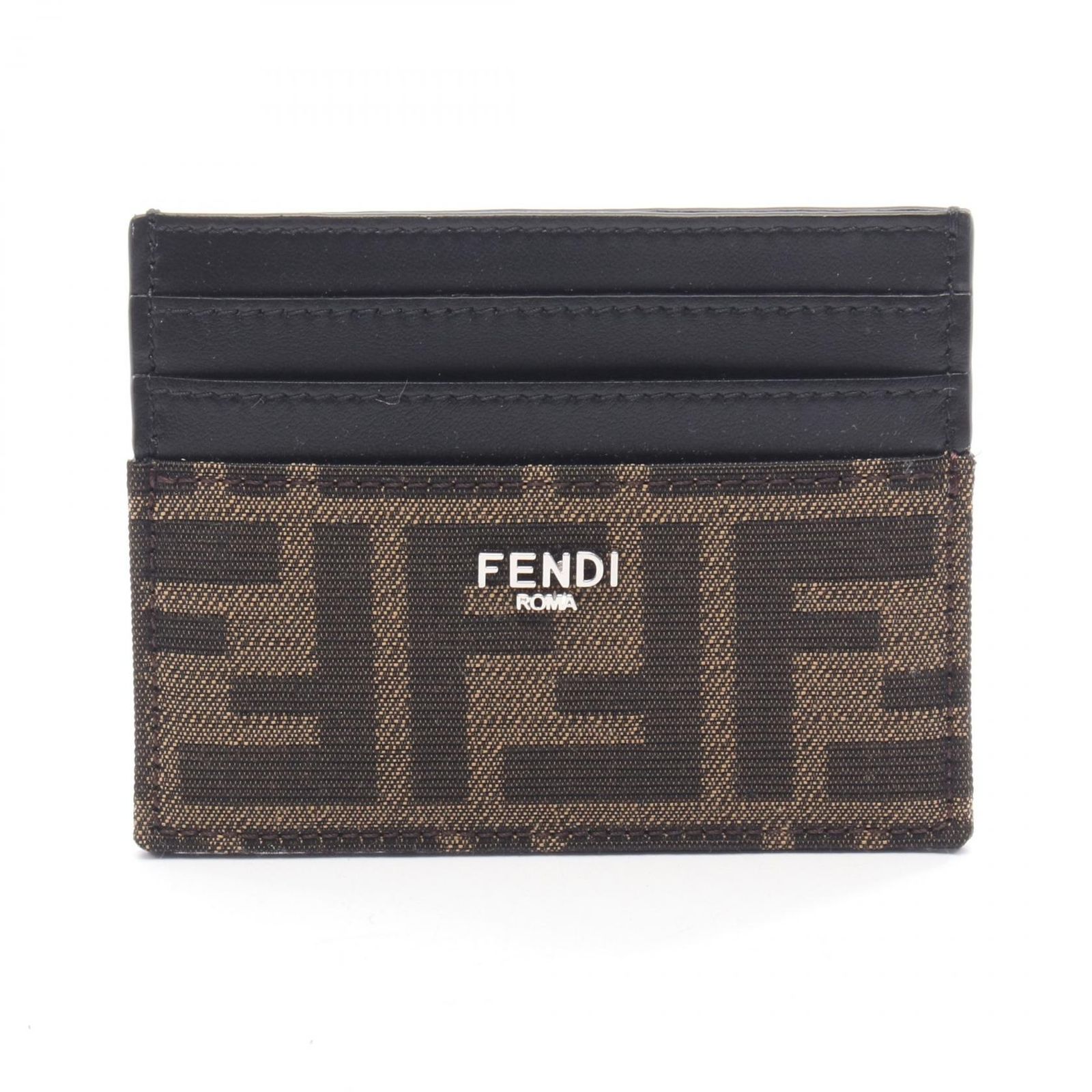 フェンディ FENDI カードケース ズッカ 7M0164ALWKF0L3T キャンバス レザー カードケース メンズ 新品