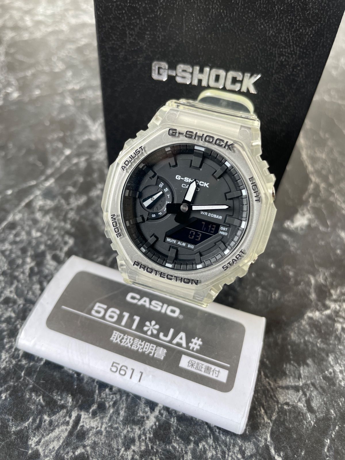 CASIO カシオ G-SHOCK GA-2100SKE スケルトン クリア/ブラック