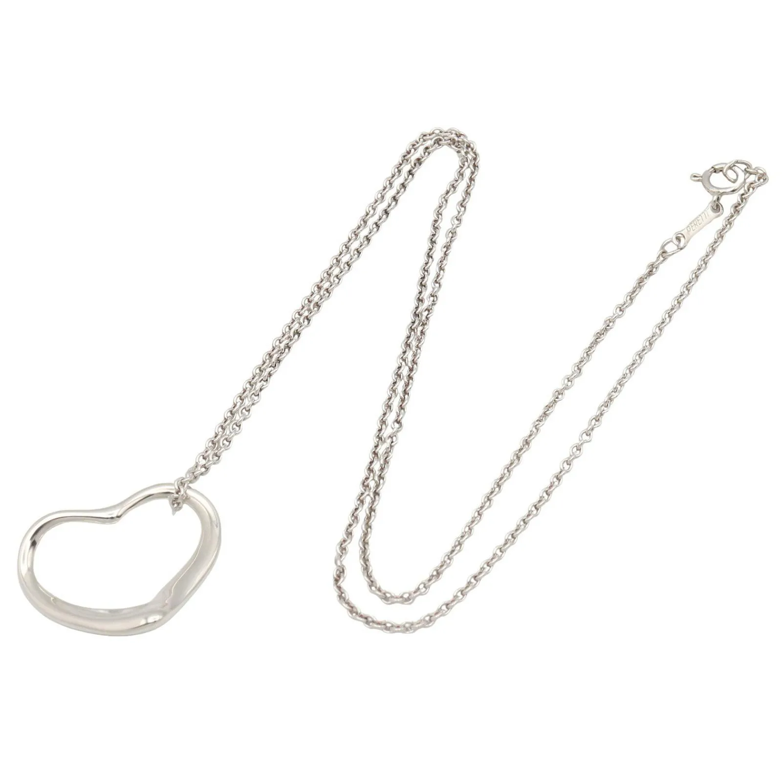ティファニー TIFFANY＆CO ネックレス オープンハート ラージ 