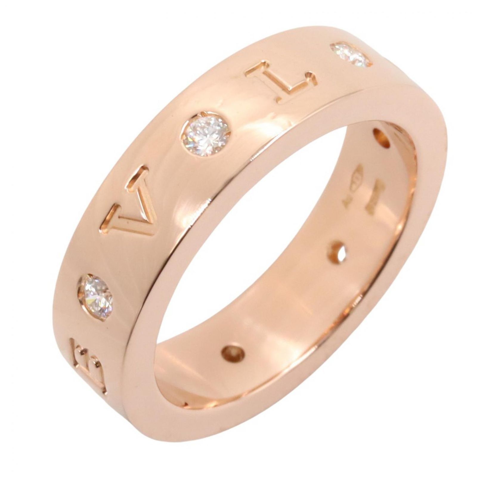 ブルガリ BVLGARI リング・指輪 ローマンソルベ リング 7PD K18PG（ピンクゴールド） ダイヤモンド ローマンソルベ リング 7PD レディース Used A 147,400円