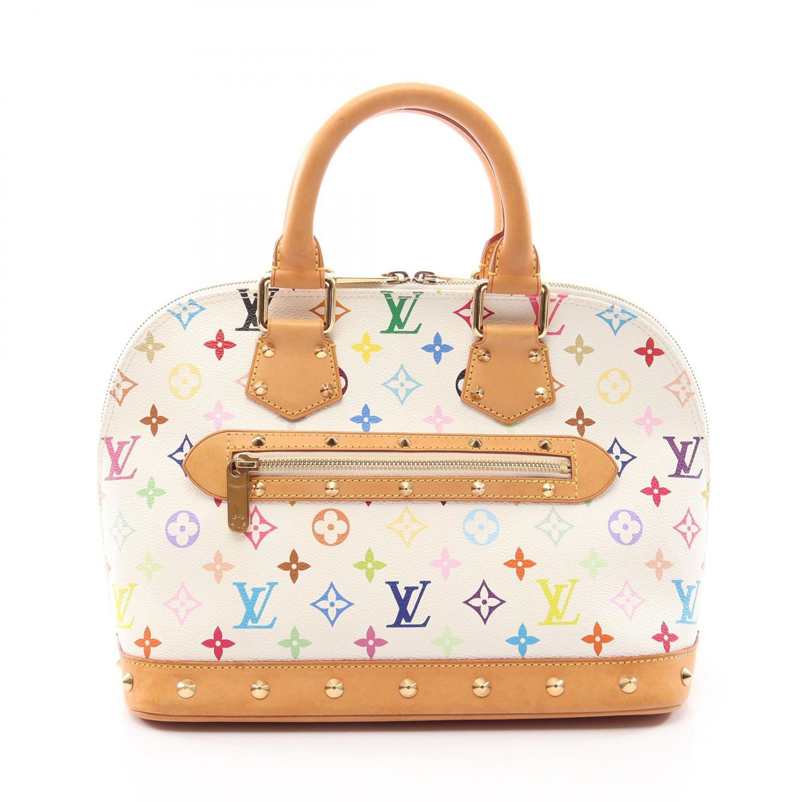 ルイ・ヴィトン LOUIS VUITTON ハンドバッグ アルマPM M40443 ブロン PVCコーティングキャンバス レザー アルマ レディース Used B