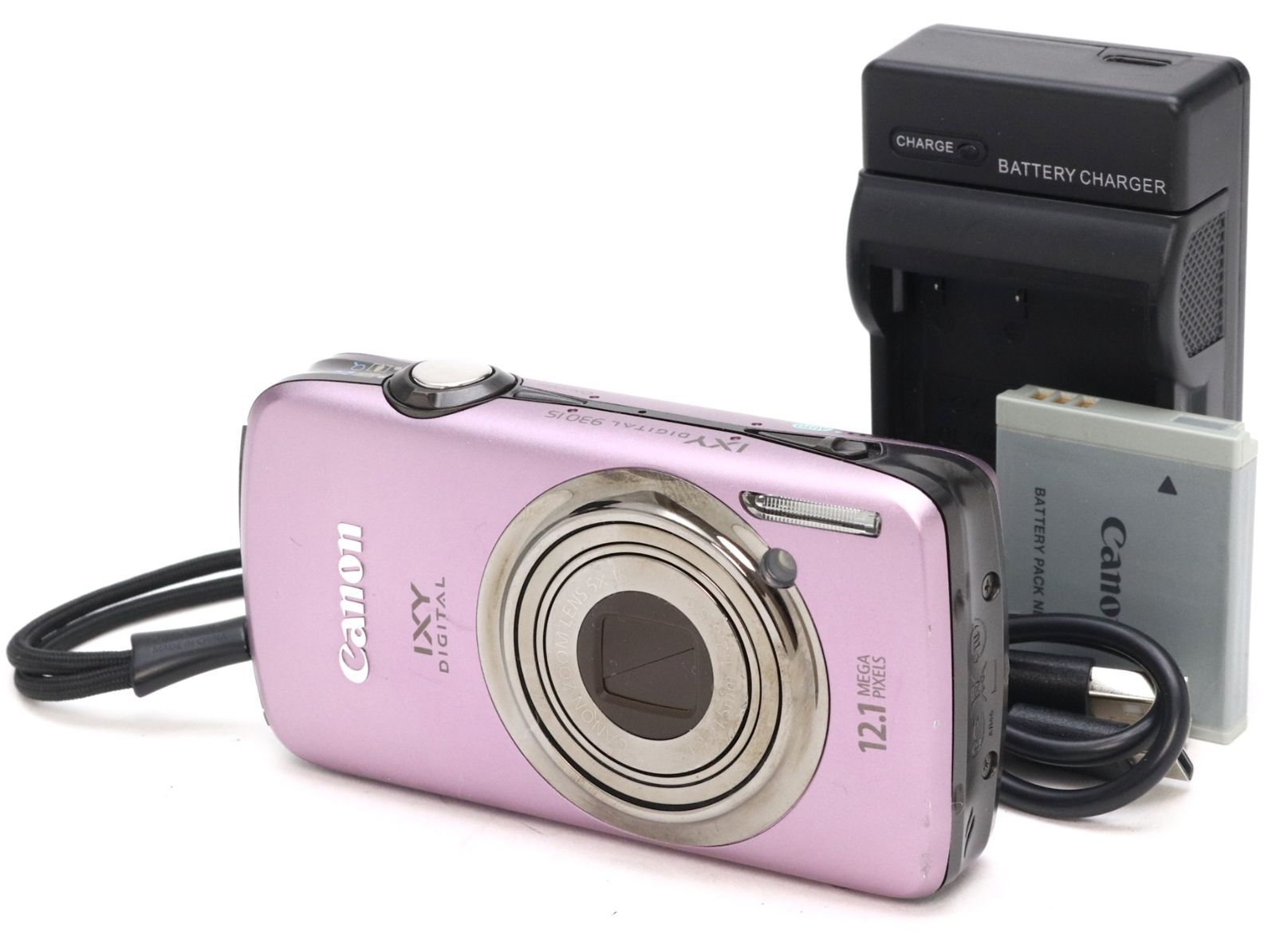 B- (並品) Canon キヤノン IXY DIGITAL 930 IS パープル 初期不良返品対 66-261