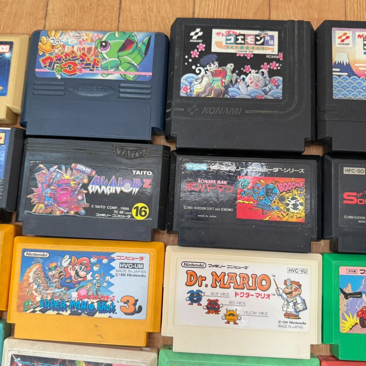 任天堂 ファミコン カセット 48点 説明書 8点 合計56点 まとめ 動作