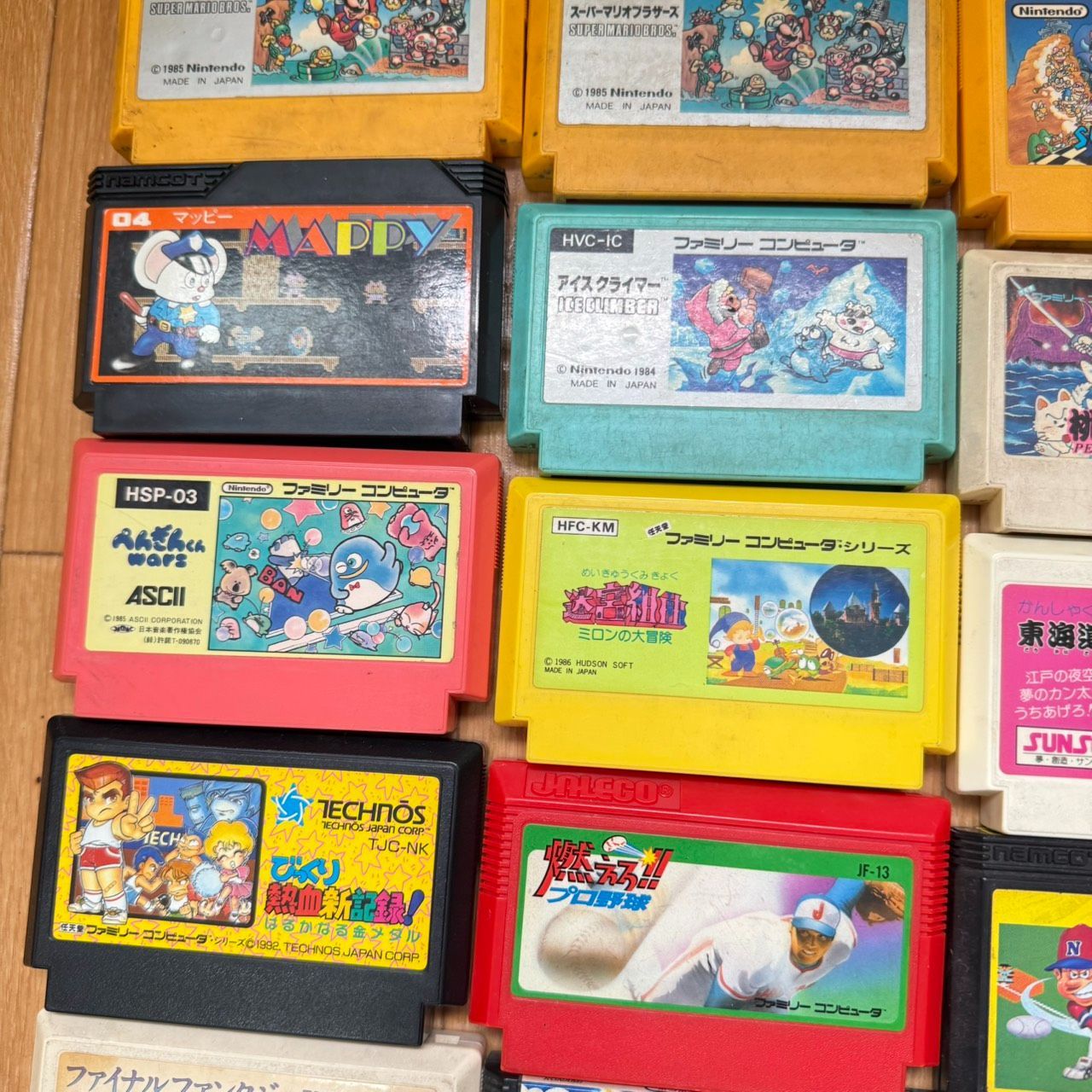 任天堂 ファミコン カセット 48点 説明書 8点 合計56点 まとめ 動作