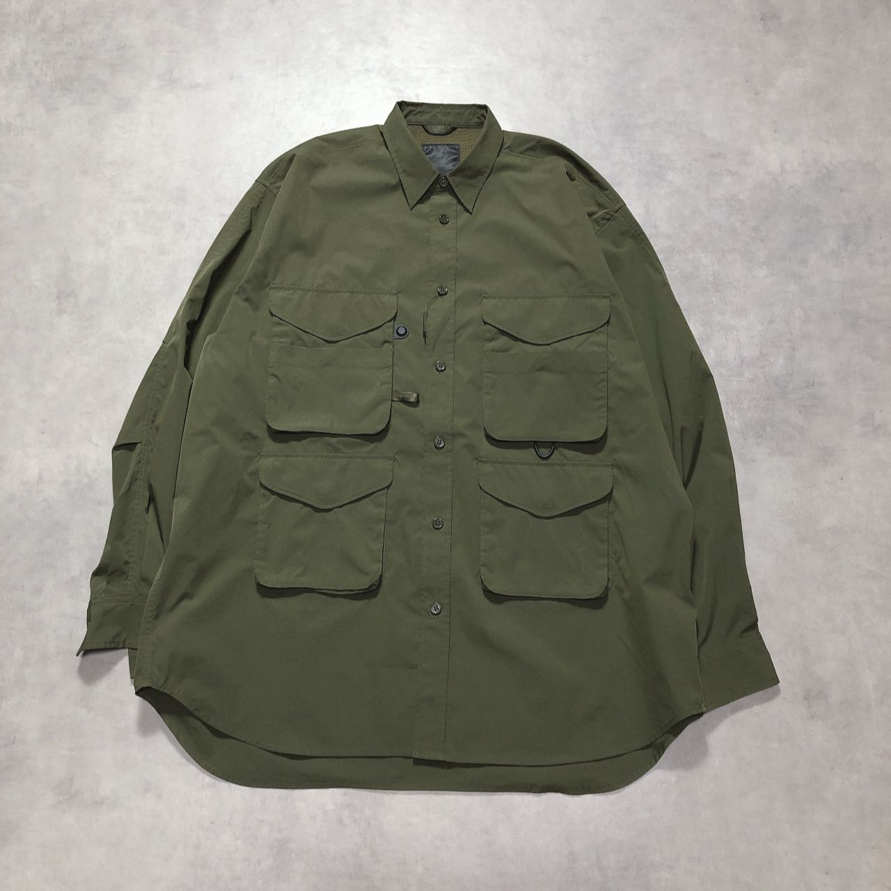 GQ6079◇DAIWA PIER39 : MULCH POCKET FIELD SHIRTS BE-84020W◇M◇カーキ ダイワピア マルチポケット フィールドシャツ 長袖シャツ
