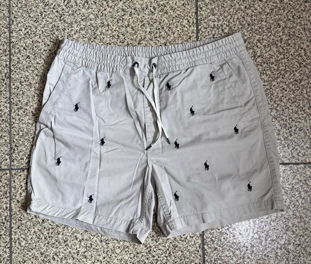 ポロ マルチポニー ハーフパンツ ショーツ ベージュ Lサイズ 32 34 フラップスター チノパンツ