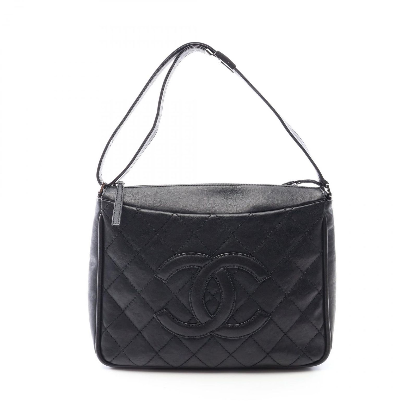 シャネル CHANEL ショルダーバッグ ワイルドステッチ デカココマーク