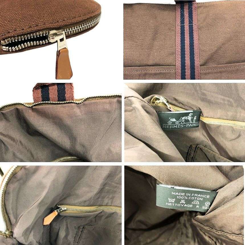 HERMES エルメス フールトゥ ポルトドキュマン ビジネスバッグ ブラウン 美品 aq13102