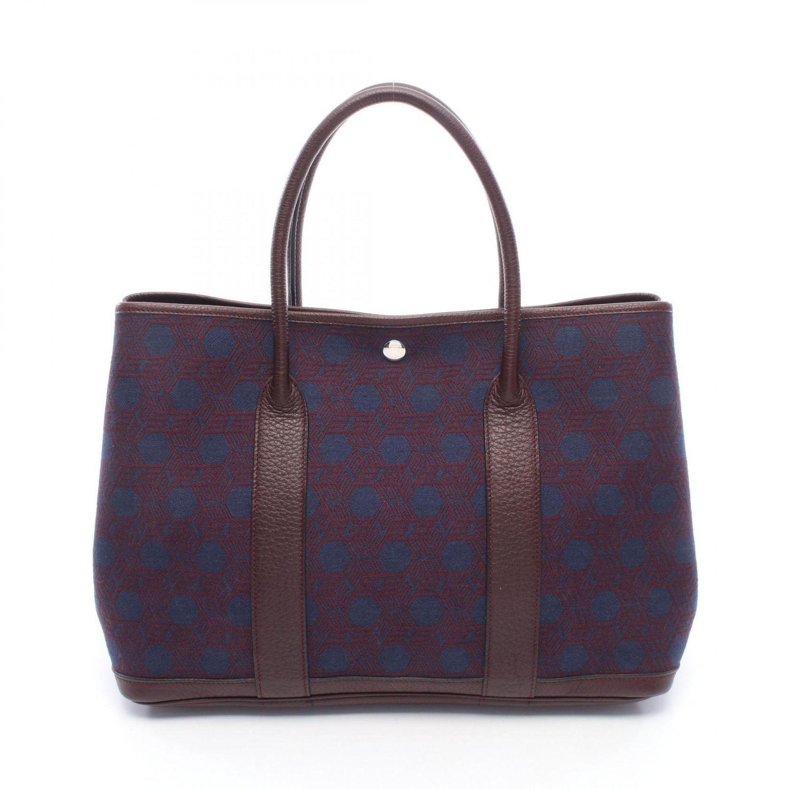 エルメス HERMES トートバッグ ガーデンパーティPM ワイン系 