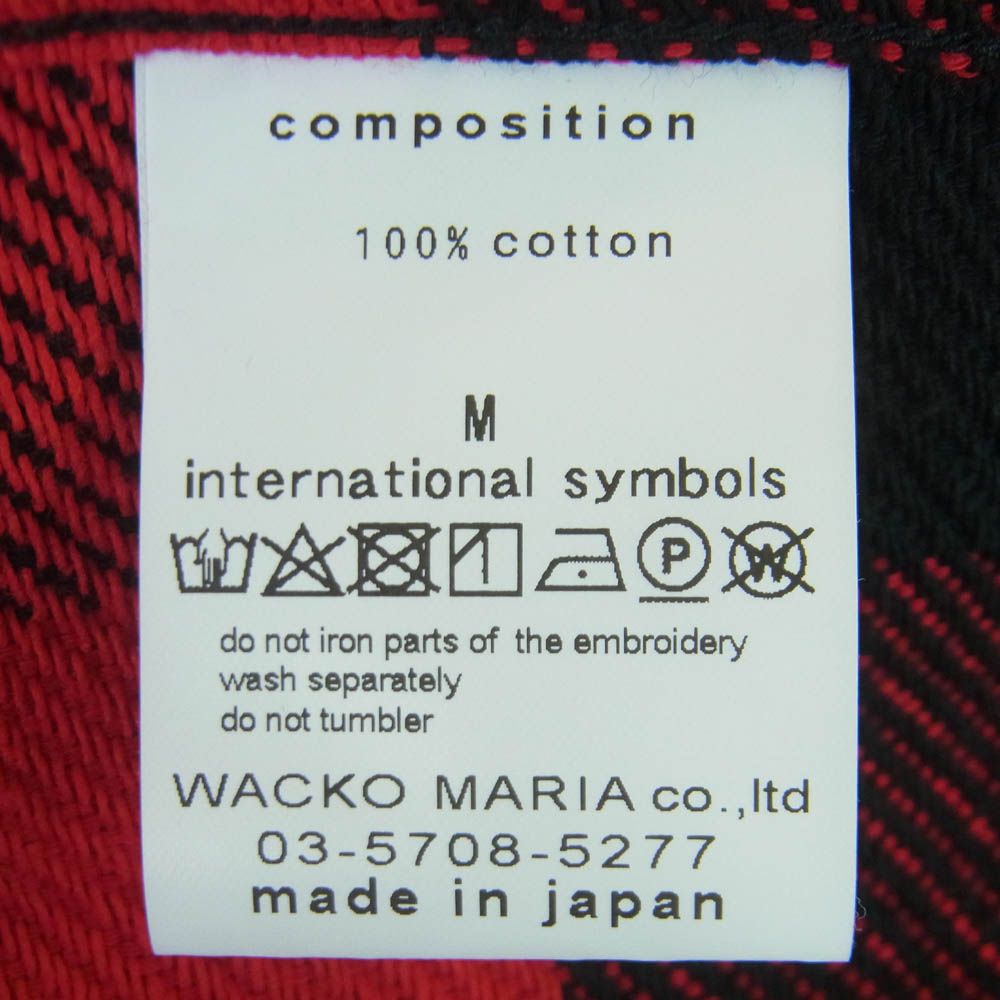 WACKO MARIA ワコマリア 24SS 24SSE-WMS-RC02 FLANNEL REGULAR COLLAR