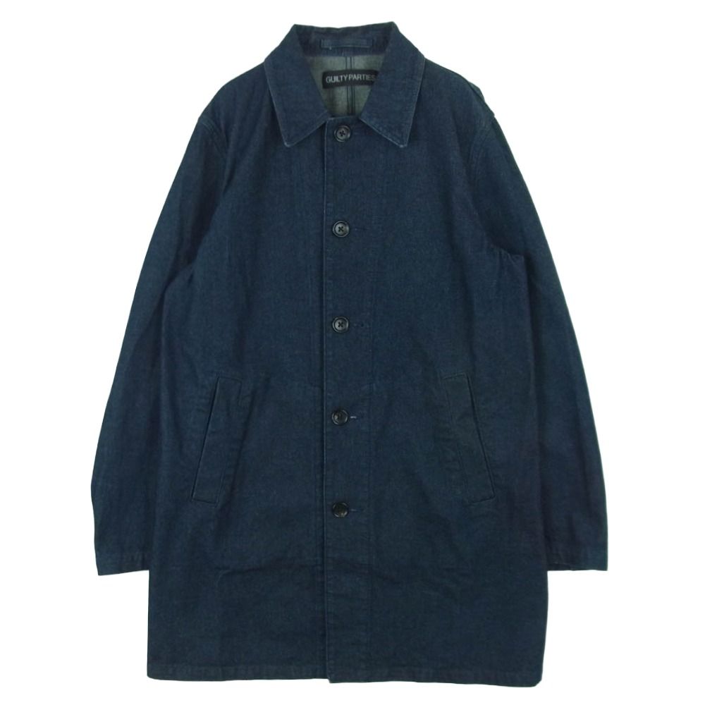 WACKO MARIA ワコマリア 14SS 14SS-CT-16 WASH DENIM COAT ウォッシュ デニム コート インディゴブルー系 M【中古】