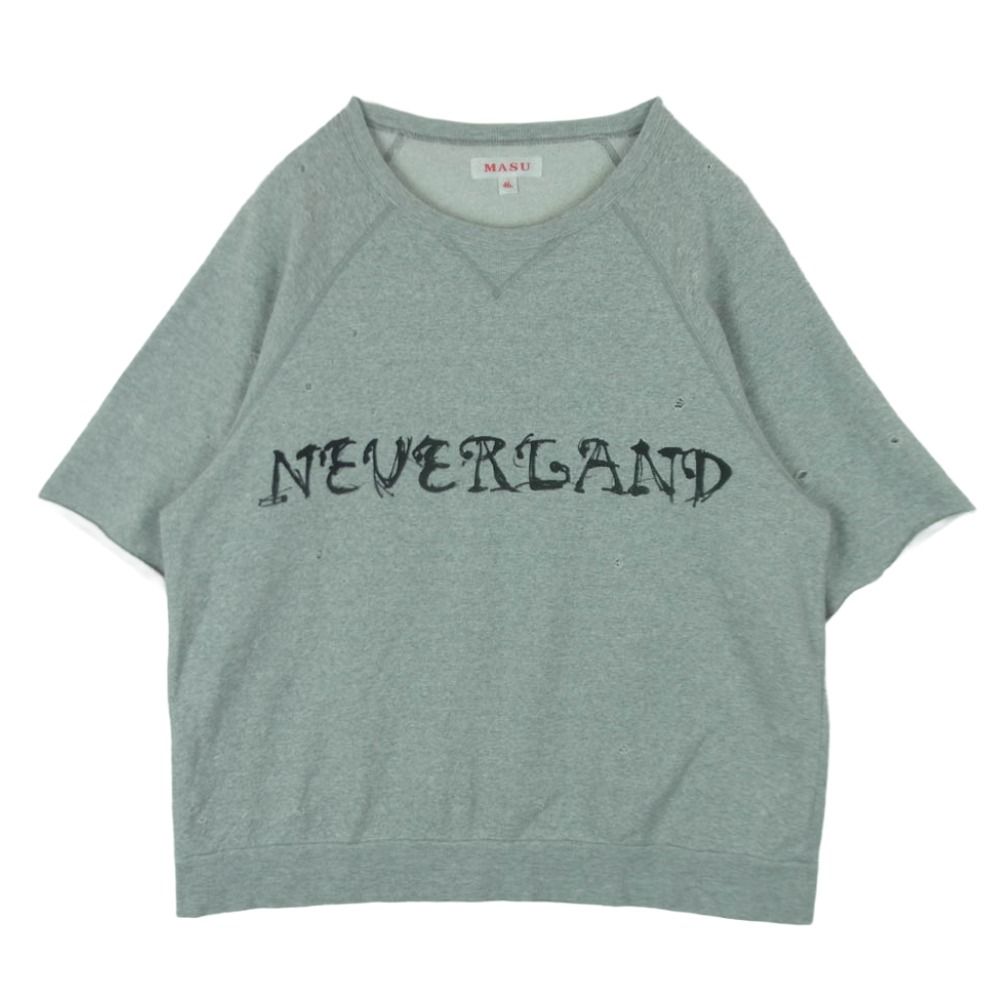 エムエーエスユー MASU MMSS-CS0323 NEVERLAND SHORT SLEEVE SWEATSHIRT 半袖 スウェット カットソー グレー系 46【中古】