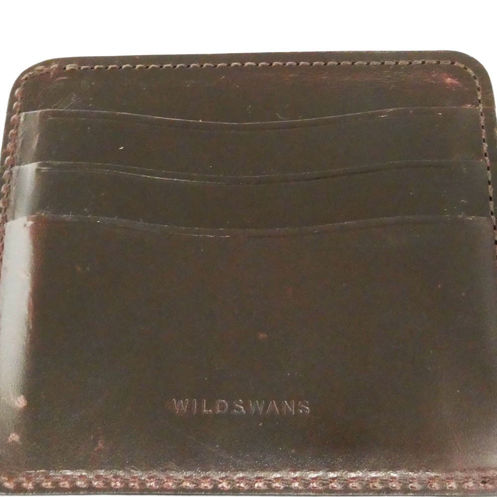 WILDSWANS ワイルドスワンズ GROUNDER グラウンダー サドルプルアップ 二つ折り 財布 ウォレット 牛革 ブラウン系【中古】 WILDSWANS ワイルドスワンズ GROUNDER グラウンダー サドルプルアップ