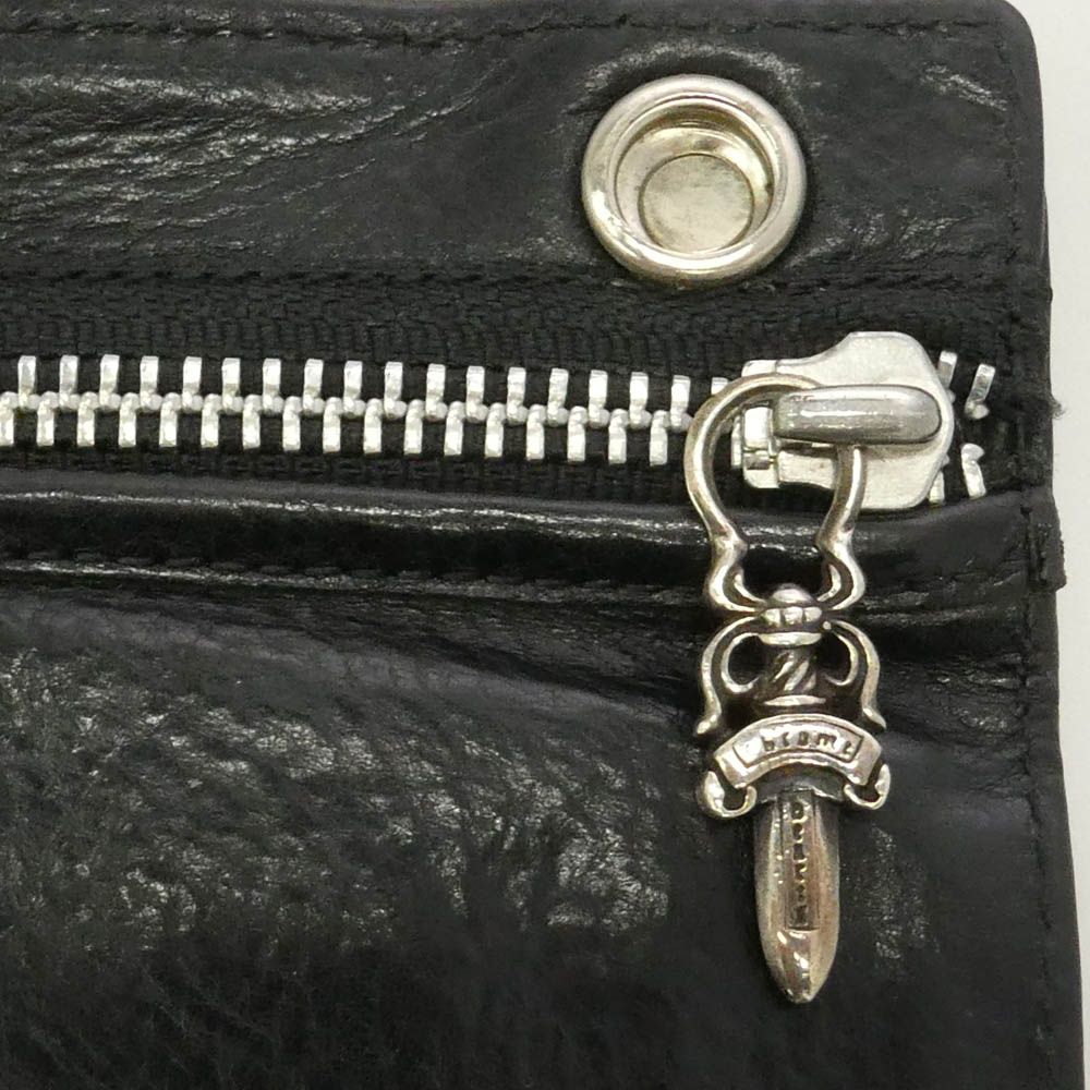CHROME HEARTS クロムハーツ（原本有） GREASY LONG LEATHER WALLET