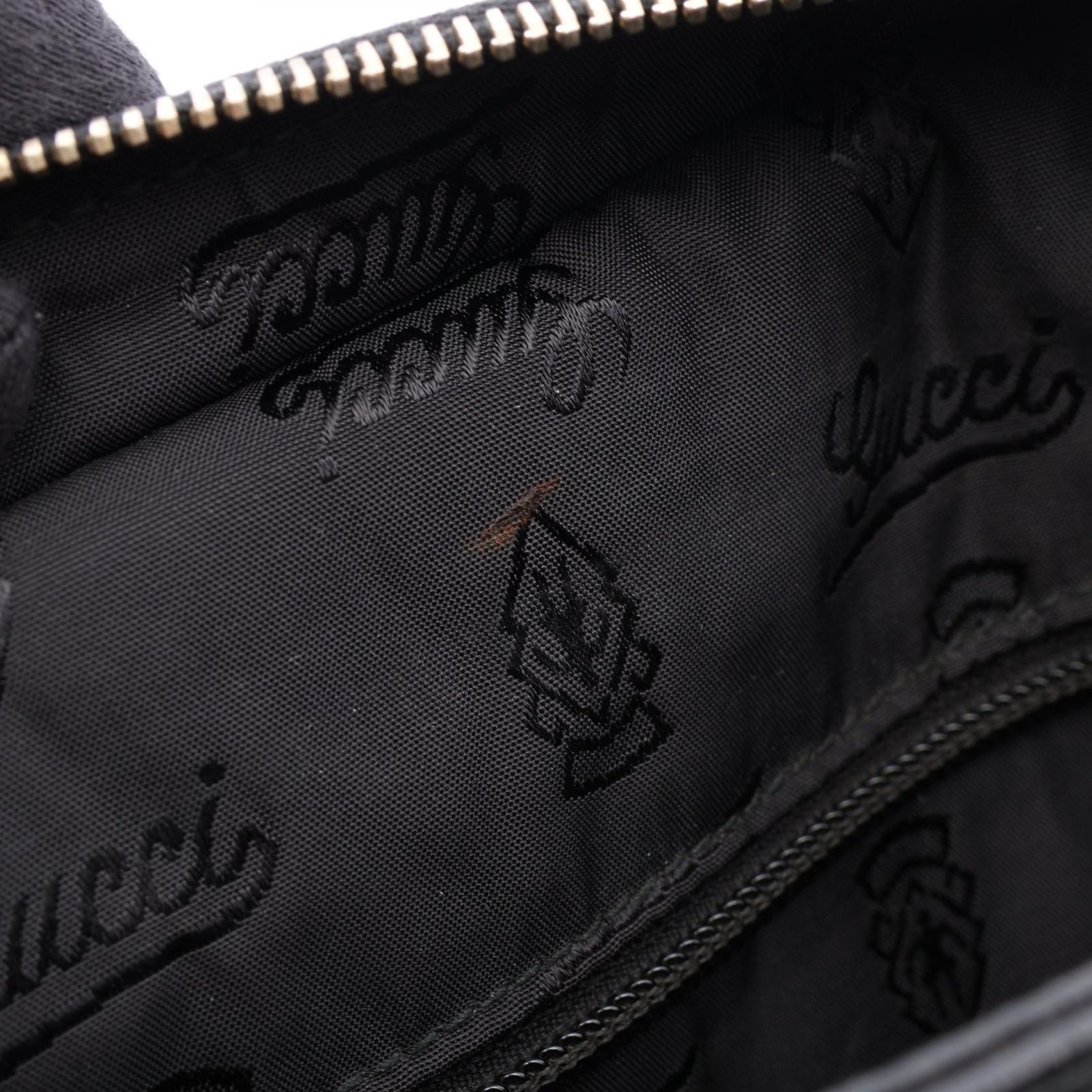 グッチ GUCCI ショルダーバッグ グッチシマ 201446 ブラック レザー