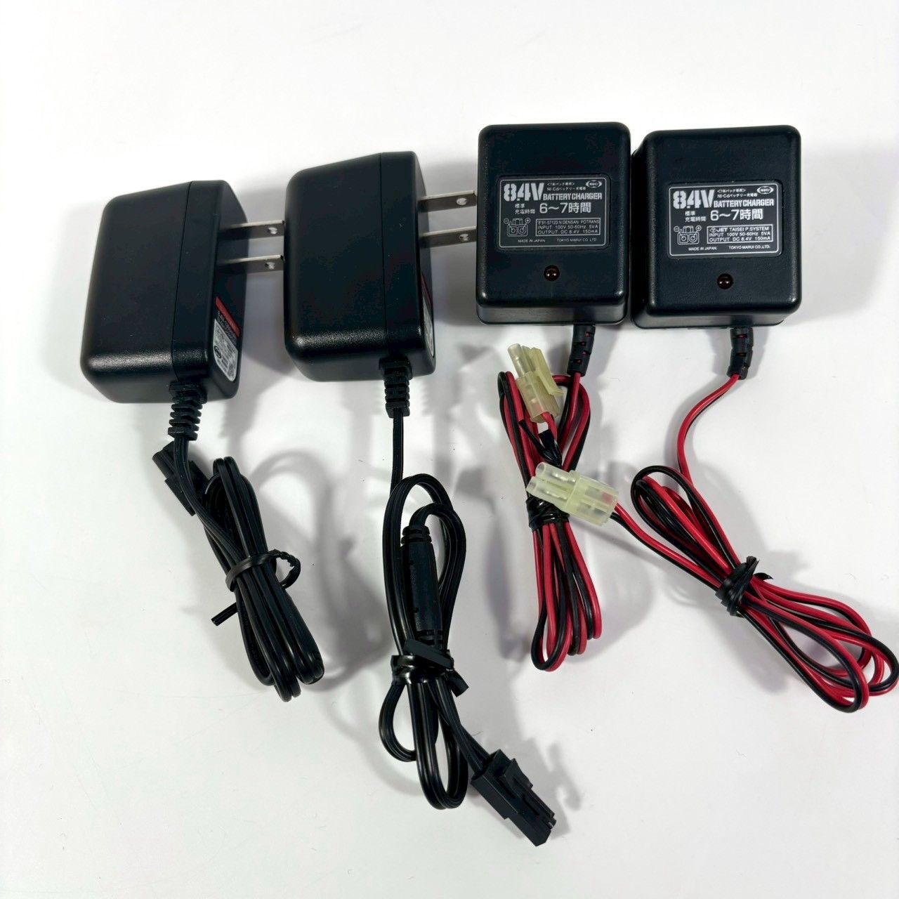 東京マルイ ニッケル水素用充電器×2&Ni Cdバッテリー充電器×2 - メルカリ
