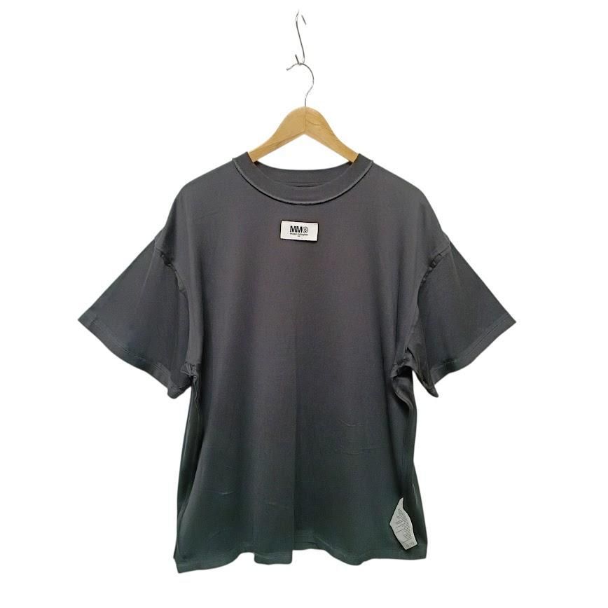 MM6 Maison Margiela エムエムシックス マルジェラ S62GD0089 Reversed T-shirt ロゴラベル クルーネックTシャツ ブラック サイズS 67137