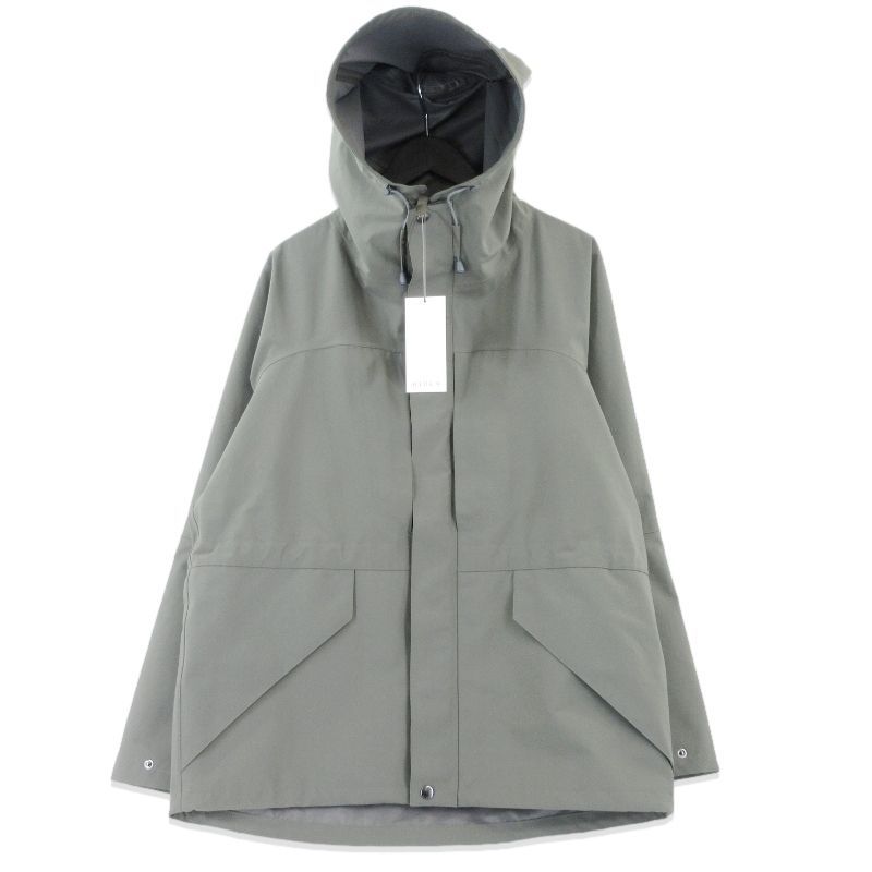 未使用 HEUGN ユーゲン HOODIE COAT090 ミリタリーパーカー 撥水 グレー 1  99001291 未使用 HEUGN ユーゲン HOODIE COAT090 ミリタリーパーカー 撥水