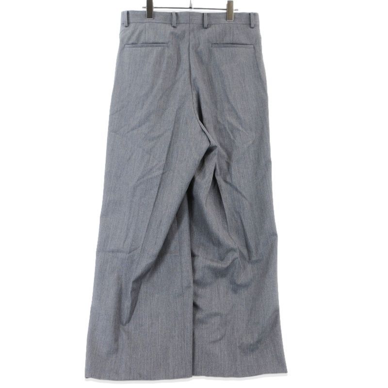 未使用 REVERBERATE リバーバレイト SUIT TROUSERS REV-25AW-SP006 スーツトラウザーズ スラックス 2プリーツ 日本製 グレー 3  99001313 未使用 REVERBERATE リバーバレイト SUIT TROUSERS REV-25AW-SP006