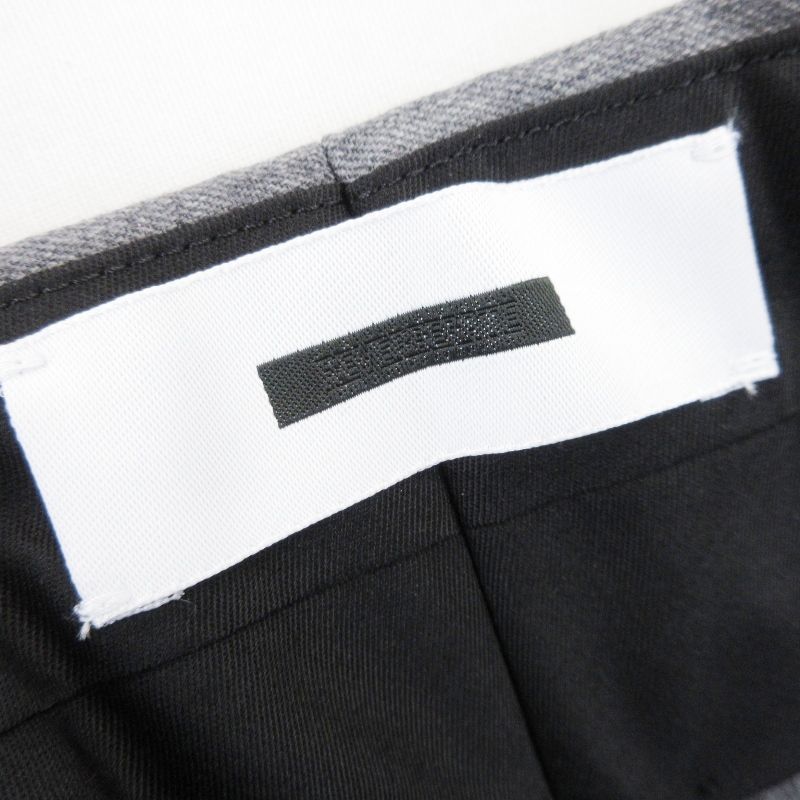 未使用 REVERBERATE リバーバレイト SUIT TROUSERS REV-25AW-SP006 スーツトラウザーズ スラックス 2プリーツ 日本製 グレー 3  99001313 未使用 REVERBERATE リバーバレイト SUIT TROUSERS REV-25AW-SP006