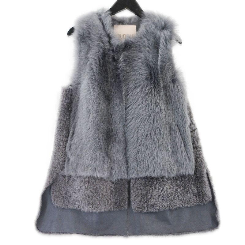 ムートンジレ　KARL DONOGHUE カールドノヒュー 美品 KARL DONOGHUE カールドノヒュー ムートンジレ MIDI 25AW ベスト