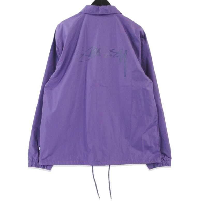 未使用 STUSSY ステューシー CRUIZE COACH JKT 115431 クルーズコーチジャケット  パープル M  99001339 未使用 STUSSY ステューシー CRUIZE COACH JKT 115431 クルーズコーチ