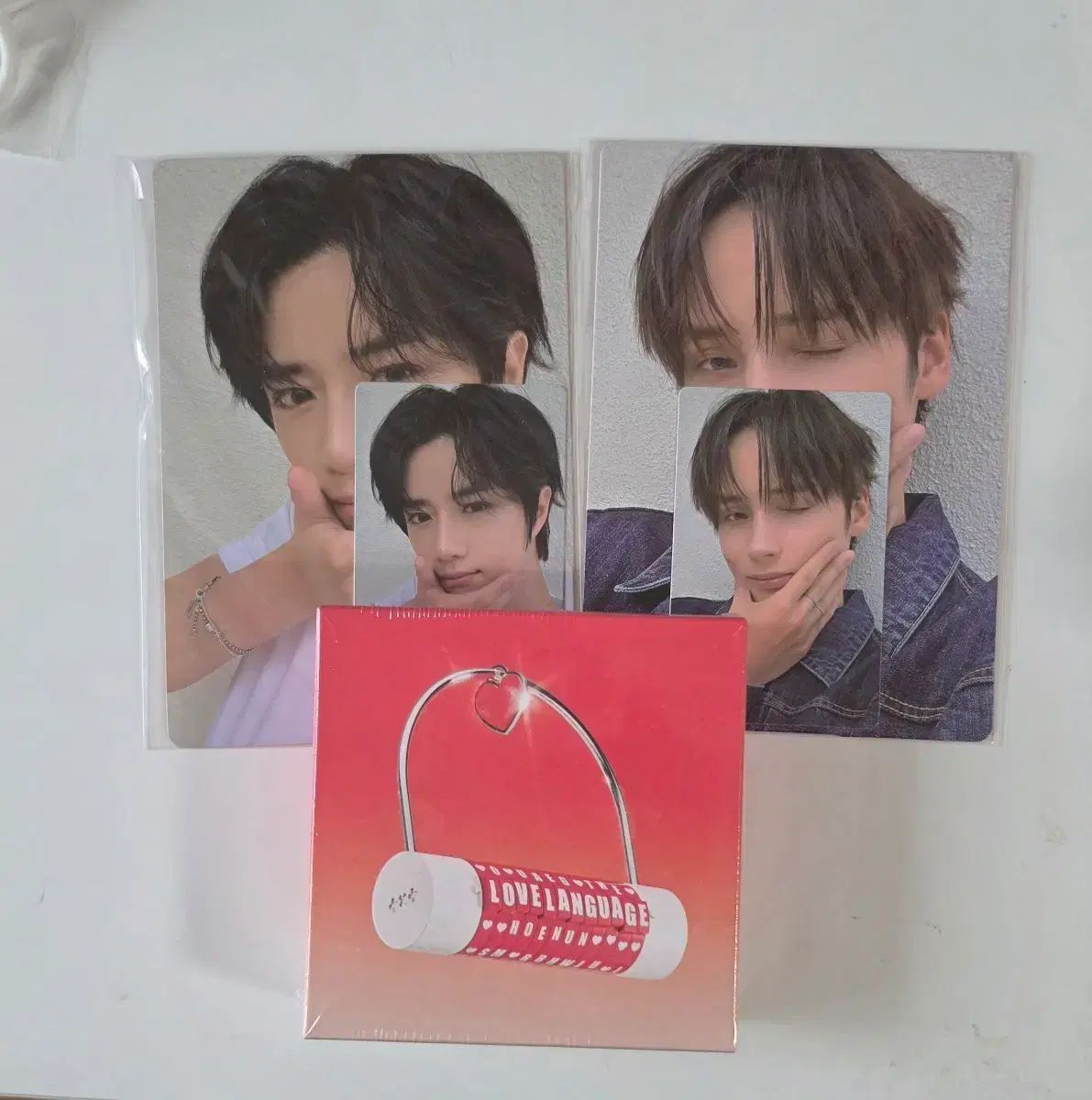 TXT ラブレンラングエッジ 未開封 アルバム トレカ 公開番組 サノク ボムギュ(BEOMGYU) ヒュニンカイ(HUENING KAI) 特典