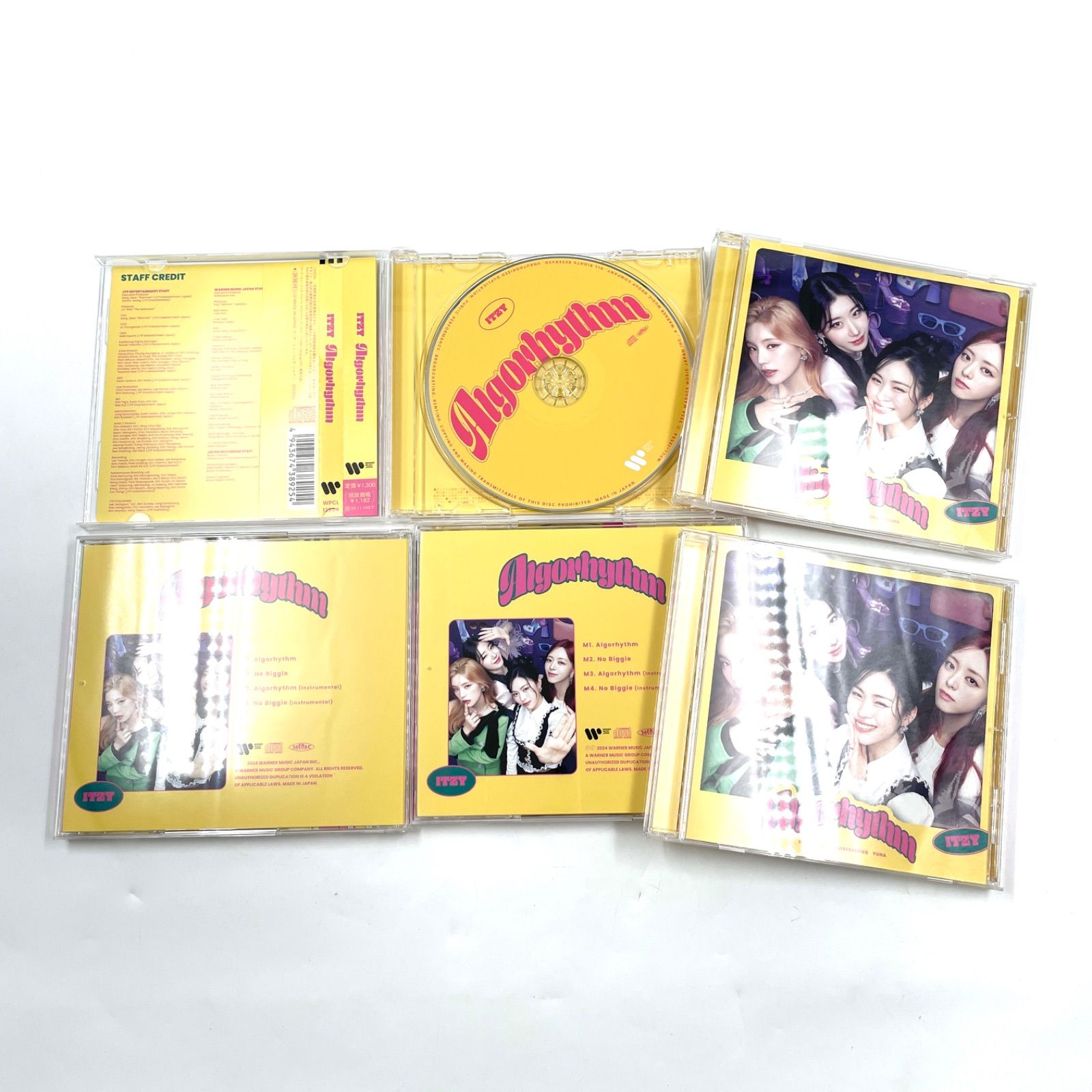 ITZY イッチ アルバム CD フォトブック トレカ Algorhythm 通常盤 5枚
