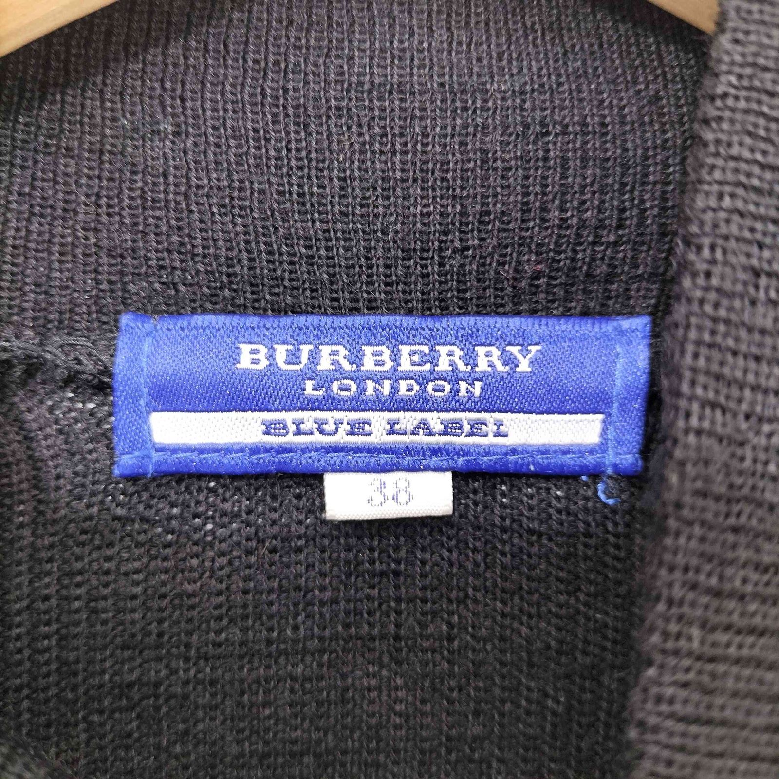 バーバリーブルーレーベル BURBERRY BLUE LABEL ウール ホース刺繍