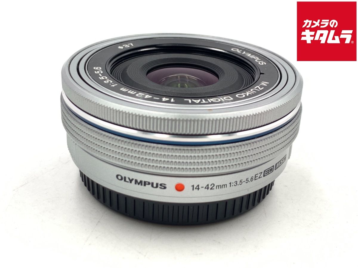 【中古】 【良品】 オリンパス M.ZUIKO DIGITAL ED 14-42mm F3.5-5.6 EZ シルバー