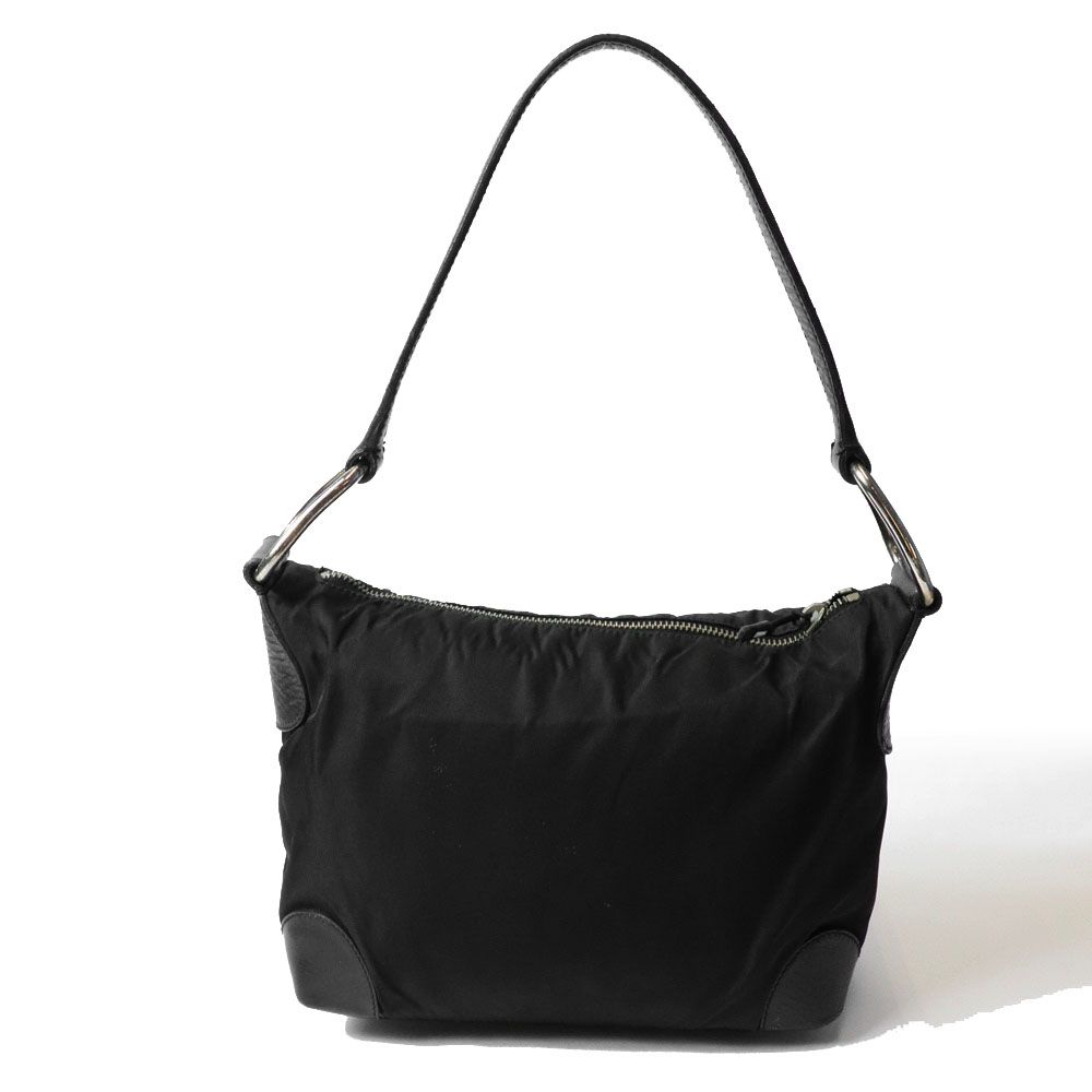 PRADA プラダ ショルダーバッグ ハンドバッグ ナイロン ブラック