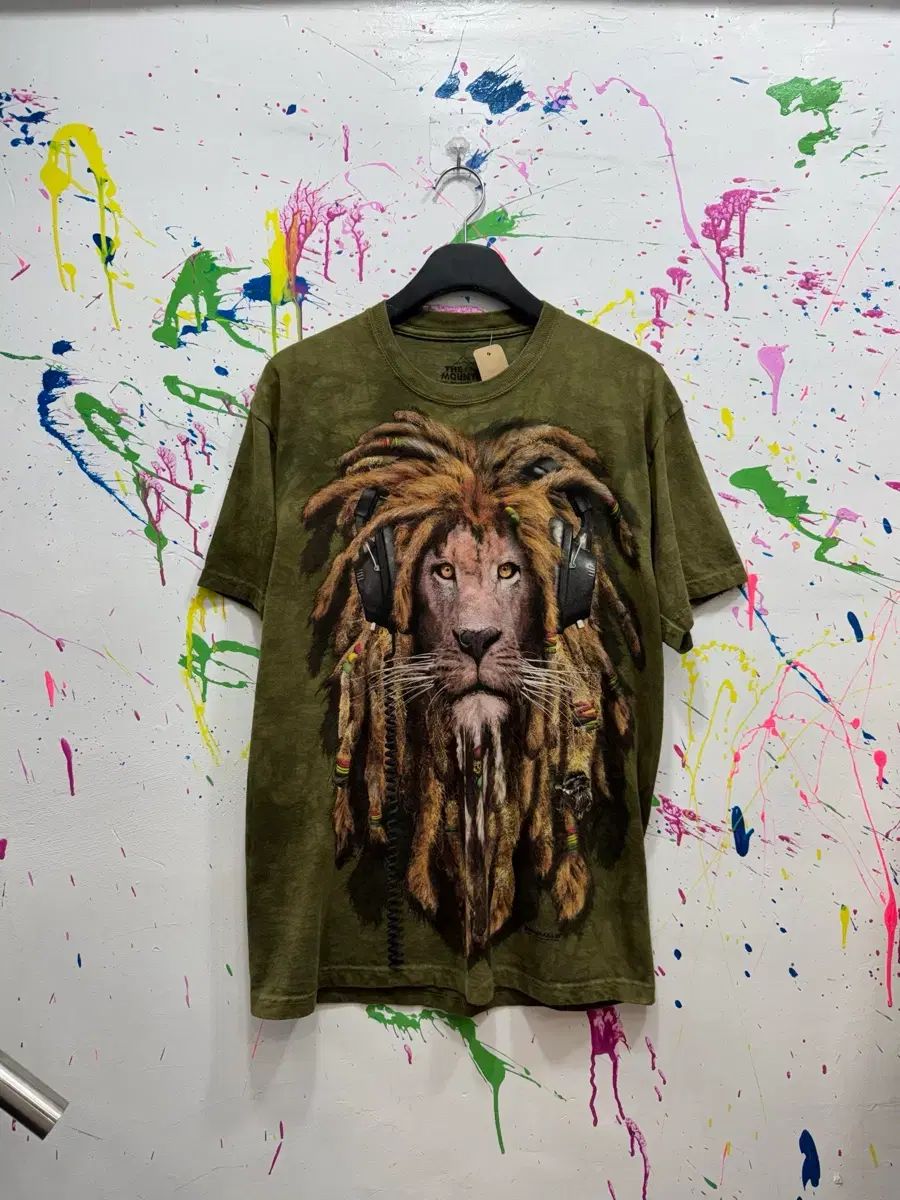 The Mountain DJ Lion グラフィック Tシャツ M