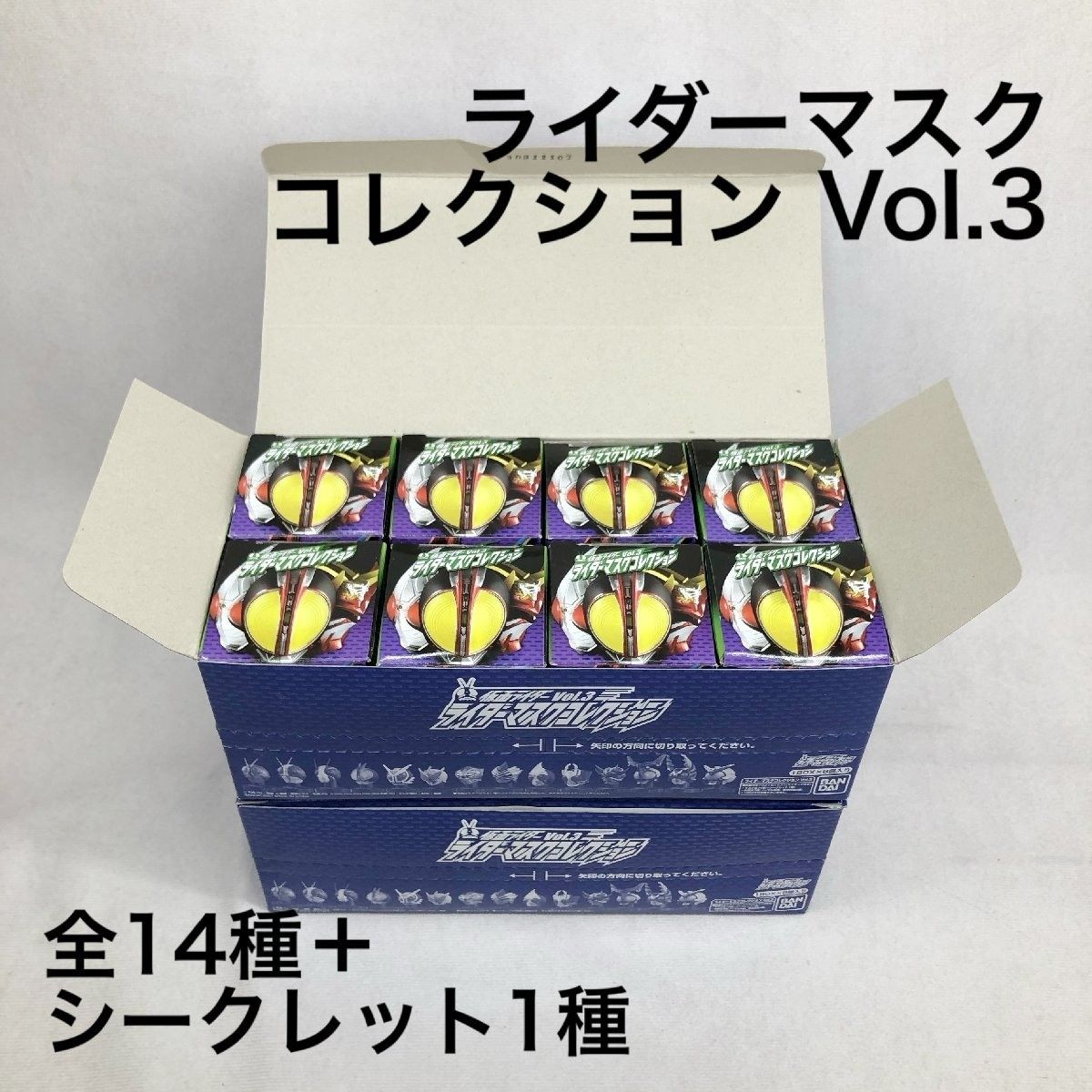 未使用に近い BANDAI バンダイ 仮面ライダー ライダーマスクコレクション Vol.3 全14種 シークレット ファイズブラスターフォーム 発光台座付 219 7,300円