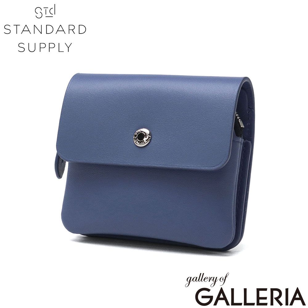 【正規取扱店】 スタンダードサプライ 財布 メンズ レディース ブランド STANDARD SUPPLY 本革 革 レザー 小銭入れ ミニ 小さい コンパクト カード おしゃれ 日本製 PAL FLAP WALLET S SLATEBLUE