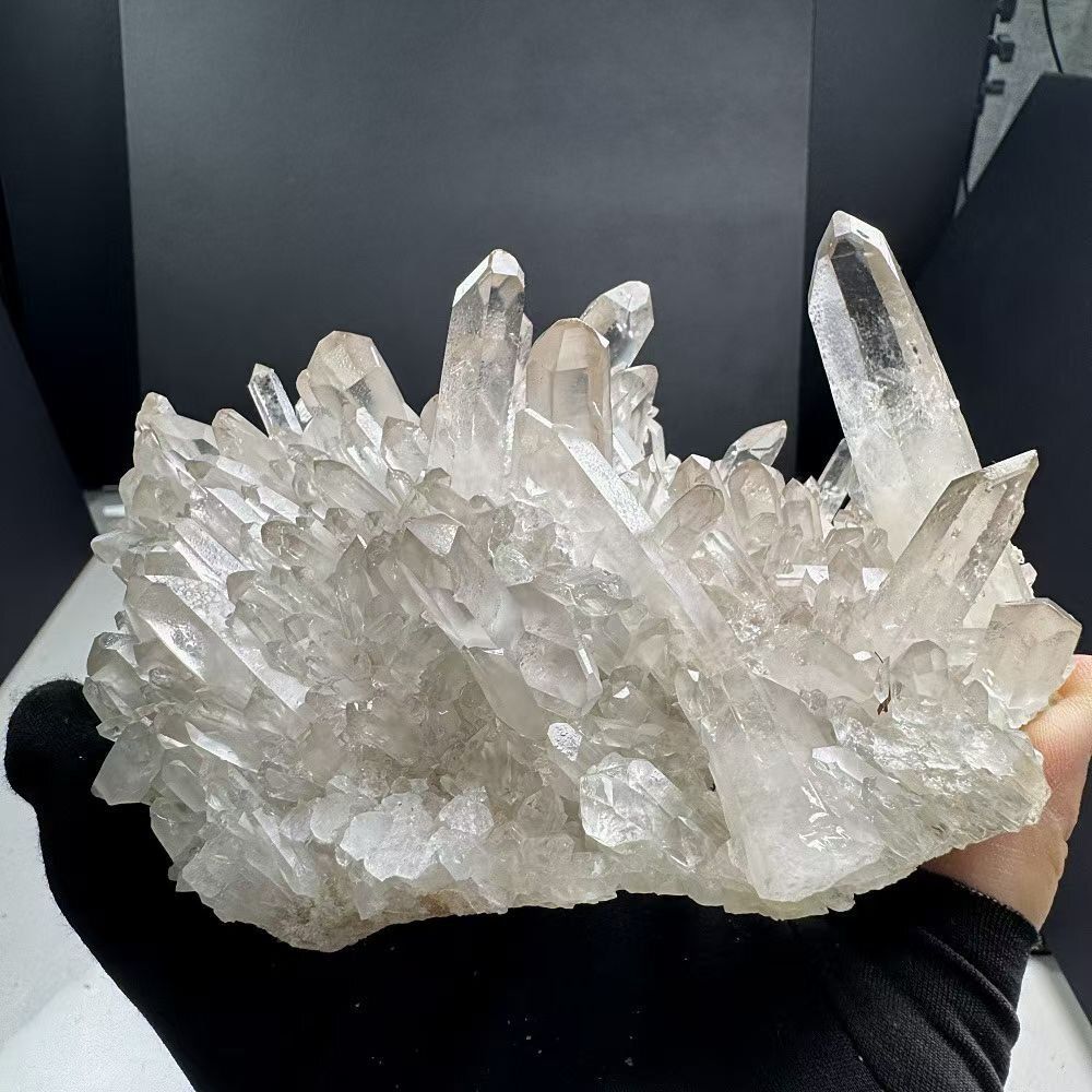 ◇超強いパワーヒマラヤ産天然水晶クラスターB0711/YS/70990/245C