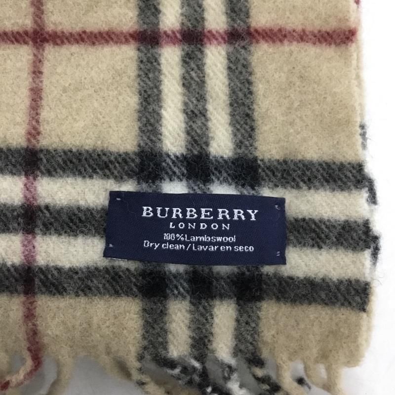 Burberry London バーバリーロンドン マフラー フリンジ ノバチェック