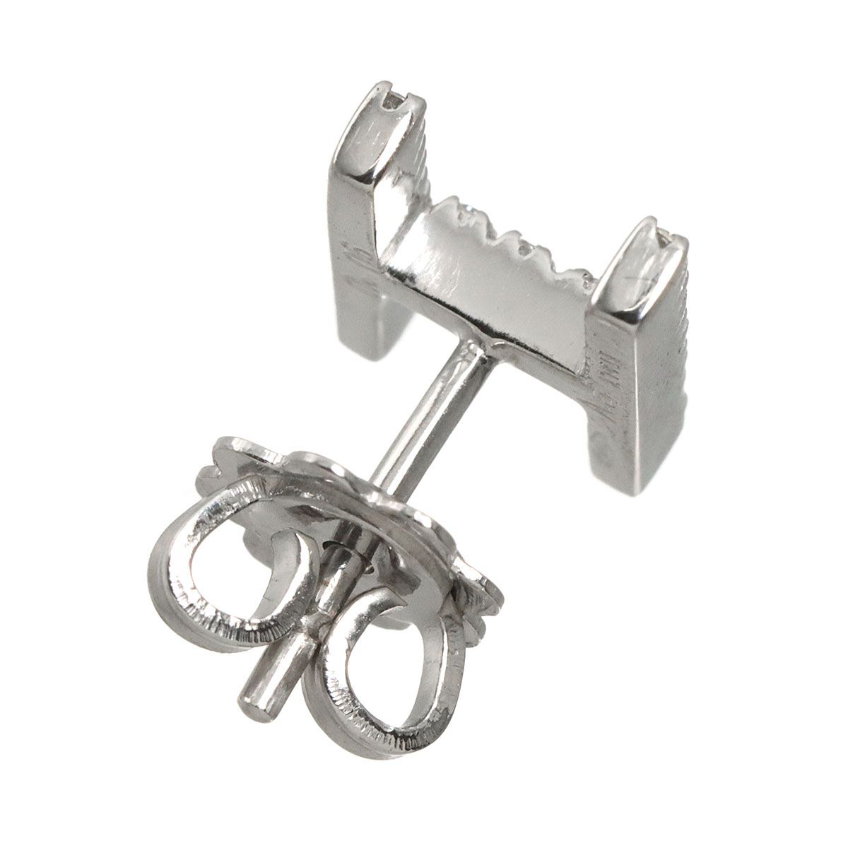 ポンテヴェキオ Ponte Vecchio ダイヤ 0.06ct ピアス K18 WG ホワイト 