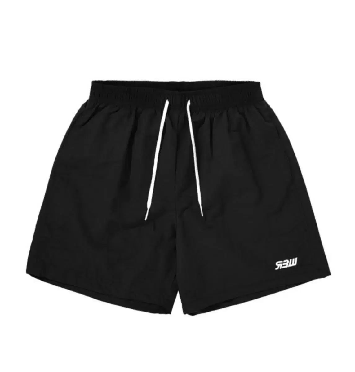 RBW ハーフパンツ ナイロン 5インチ ショーツ ウーブン (Black) L ラージ