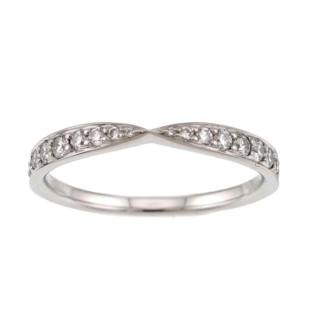 ティファニー TIFFANY&Co. ハーモニー バンド 11号 リング ダイヤ Pt