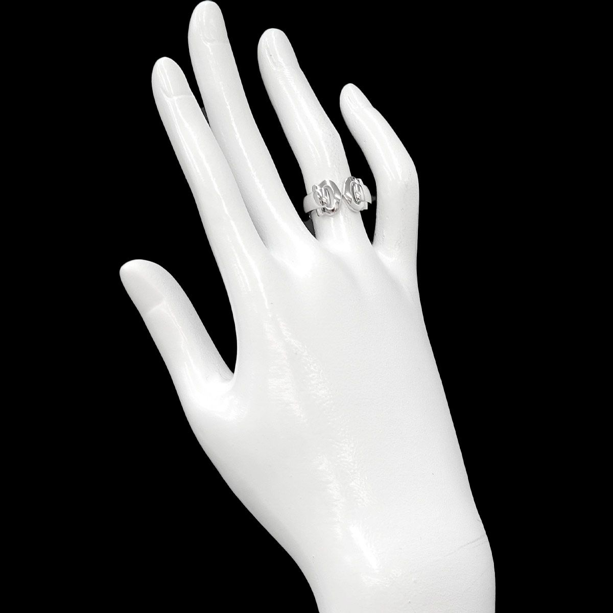 カルティエ Cartier C2 #49 リング K18 WG ホワイトゴールド 750 2C