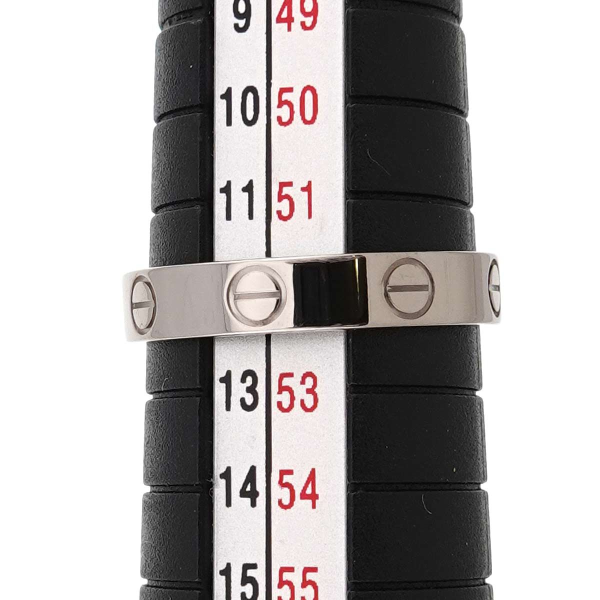 カルティエ Cartier ミニラブ #52 リング K18 WG ホワイトゴールド 750